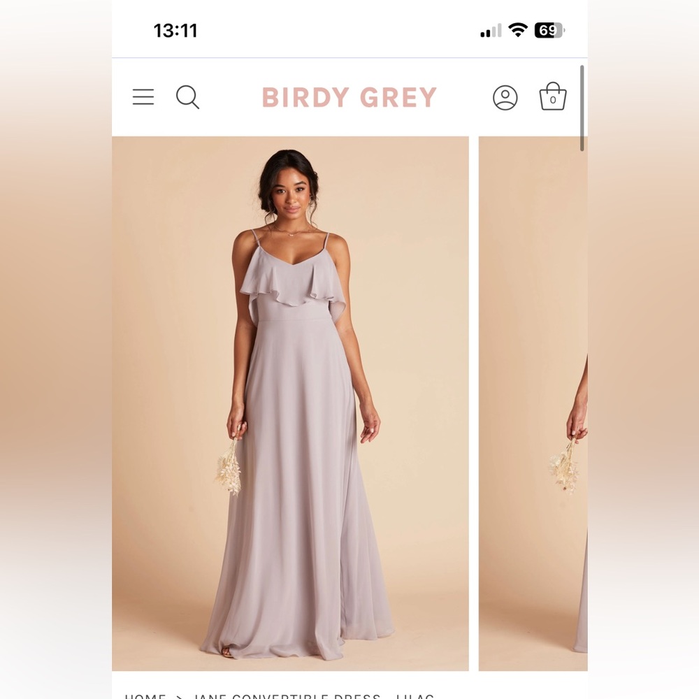 Birdy Grey Jane Convertible Dress, Chiffon Lilac